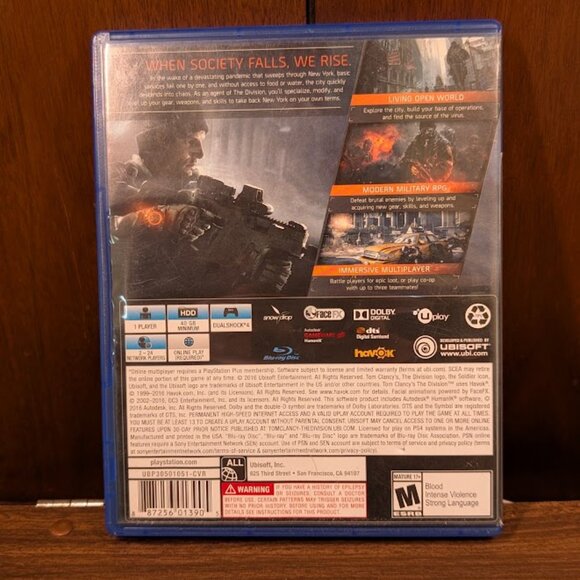 Tom Clancy's The Division PS4 Game - Picture 3 of 3